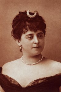 Sibyl Sanderson (1865-1903), americká sopranistka, fotografie Felix Nadar (1820-1910) od Nadar