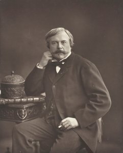 Edmond de Goncourt francouzský spisovatel a kritik, 1822-1896, c. 185376. od Nadar