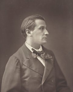François Coppée francouzský básník a prozaik, 1842-1908, c. 1876. od Nadar