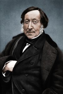 Gioachino Rossini 1792-1868, italský skladatel od Nadar
