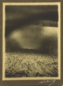 Interiér Le Géant Inflating, 1863 od Nadar
