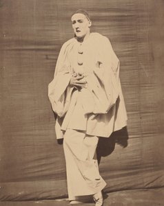 Pierrot v bolestech, ca. 1854-55. od Nadar