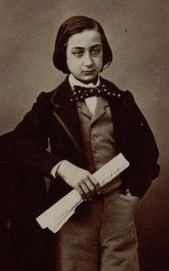 Portrét houslisty a skladatele Henriho Kettena 1848-1883. od Nadar