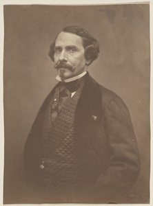 Jules Lecomte, novinář od Nadar [Gaspard Félix Tournachon]