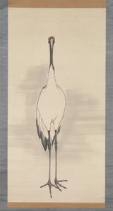 Jeřáby, 80. léta 18. století. od Nagasawa Rosetsu