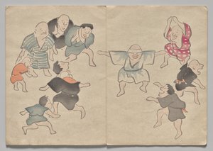 Scéna z The Kōrin Picture Book (svazek 1)