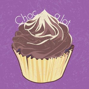 Choc A Lot Cup Cake, 2019, digitální umění od Nancy Moniz Charalambous