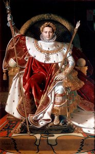 „Napoleon na svém císařském trůně“, 1804