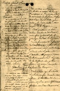 Poznámka generála Bonaparta, 13. září 1795, 1921.