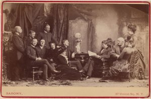 Divadelní společnost Augustina Dalyho od Napoleon Sarony