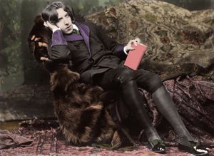 Portrét Oscara Wilda (1854 - 1900) asi 1882 od Napoleona Saronyho (1821 - 1896) (foto) od Napoleon Sarony
