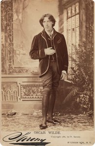 Portrét Oscara Wilda 1854-1900, 1882. od Napoleon Sarony