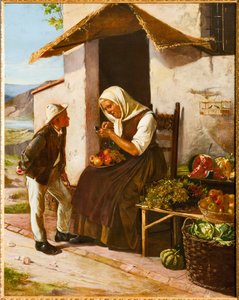 U zelináře (olej) od Narciso Malatesta