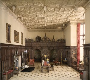 E-1: Anglická velká místnost pozdního tudorovského období, 1550-1603 od Narcissa Niblack Thorne