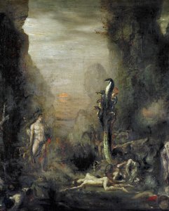 Hercules a Lernaean Hydra, po Gustave Moreau, kolem roku 1876