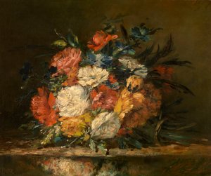 Květiny od Narcisse Virgile Diaz de la Peña
