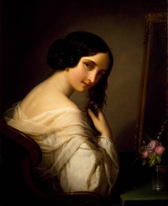 Dáma na toaletě, Natale Schiavoni (1777-1858)