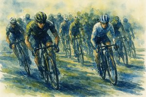 Dynamický cyklistický závod od Natalie Bruns