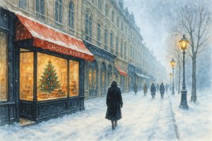 Winter City Čokoládovna od Natalie Bruns