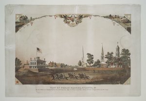 Pohled na veřejné náměstí, Atlanta, Ga. od Nathan B. Abbott