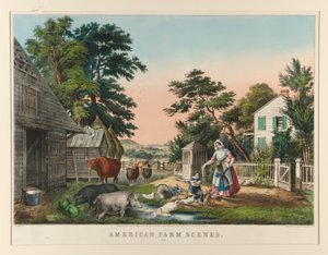 Americké farmářské scény. č.2 od Nathaniel Currier