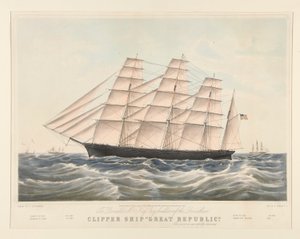 Clipper Loď od Nathaniel Currier