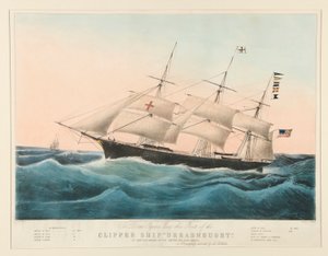 Clipper Loď od Nathaniel Currier