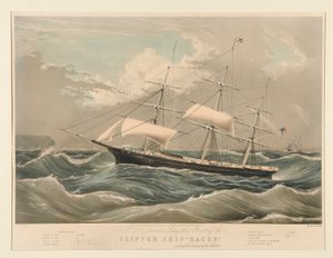 Clipper Loď od Nathaniel Currier