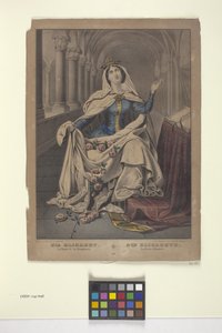 Svatá Alžběta (inkoust, tužka) od Nathaniel Currier