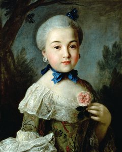 Portrét princezny Charlotty Sofie (1744-1818), manželky krále Jiřího III., 1775