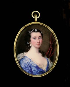 Mary Wilkesová od Nathaniel Hone