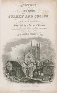Kostel svatého Spasitele, Southwark, Surrey od Nathaniel Whittock