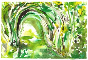 Varianta oblouku altánu, 2025 (inkousty) od Neale Osborne