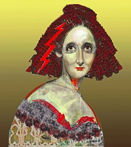Mary Wollstonecraft Shelley, 2023 (digitální) od Neale Osborne