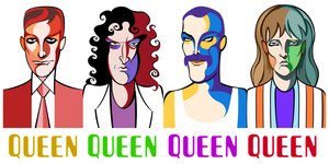 Queen, 2023 (digitální) od Neale Osborne