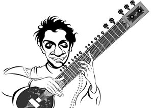 Ravi Shankar, 2019 (digitální) od Neale Osborne