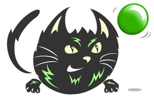 Zap Cat - karikatura od Neale Osborne