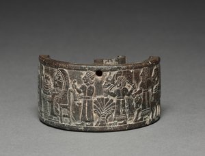 Banquet Pyxis, 800-750 př.nl (steatit) od Neo Hittite