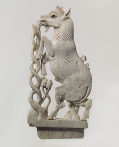 Prolamovaná nábytková deska s chovnou kozou, cca 9.-8. století před naším letopočtem. od Neo Assyrian