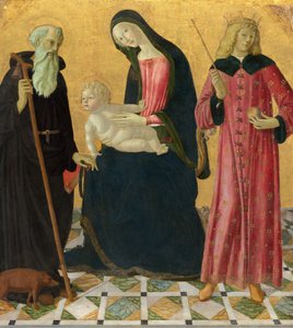 Madona s dítětem se svatým Antonínem opatem a svatým Zikmundem od Neroccio de
