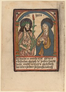 Muž bolesti a jeho matka od Netherlandish 15th Century
