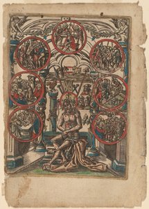 Kristus jako muž bolesti od Netherlandish 16th Century