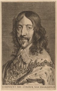 Ludvík XIII od Netherlandish 17th or 18th Century