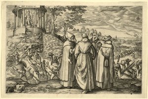 Alegorie porážky vévody z Alvy v Brielle, 1580 od Netherlandish School