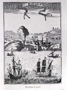 Havana, z Gages Voyages, Amsterdam, 1720 od Netherlandish School