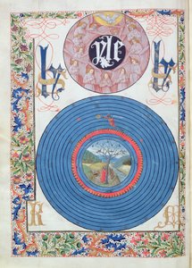 Ms 324 f.13 v. Holy Dove & Matter, z Metamorphoses od Ovidia, 1479 od Netherlandish School