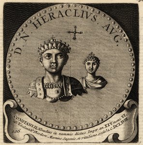 Portrét byzantského císaře Konstanse II. a Fausty. od Netherlandish School