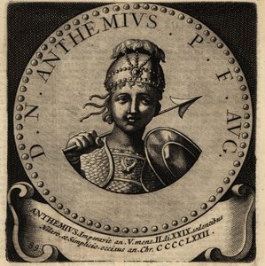 Portrét římského císaře Anthemia. od Netherlandish School