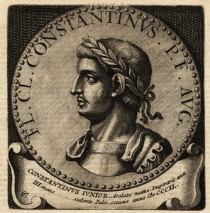 Portrét římského císaře Konstantina II. od Netherlandish School