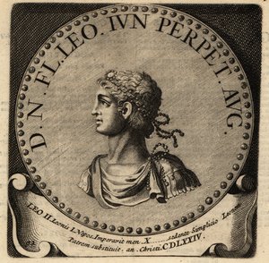 Portrét římského císaře Lva II. od Netherlandish School